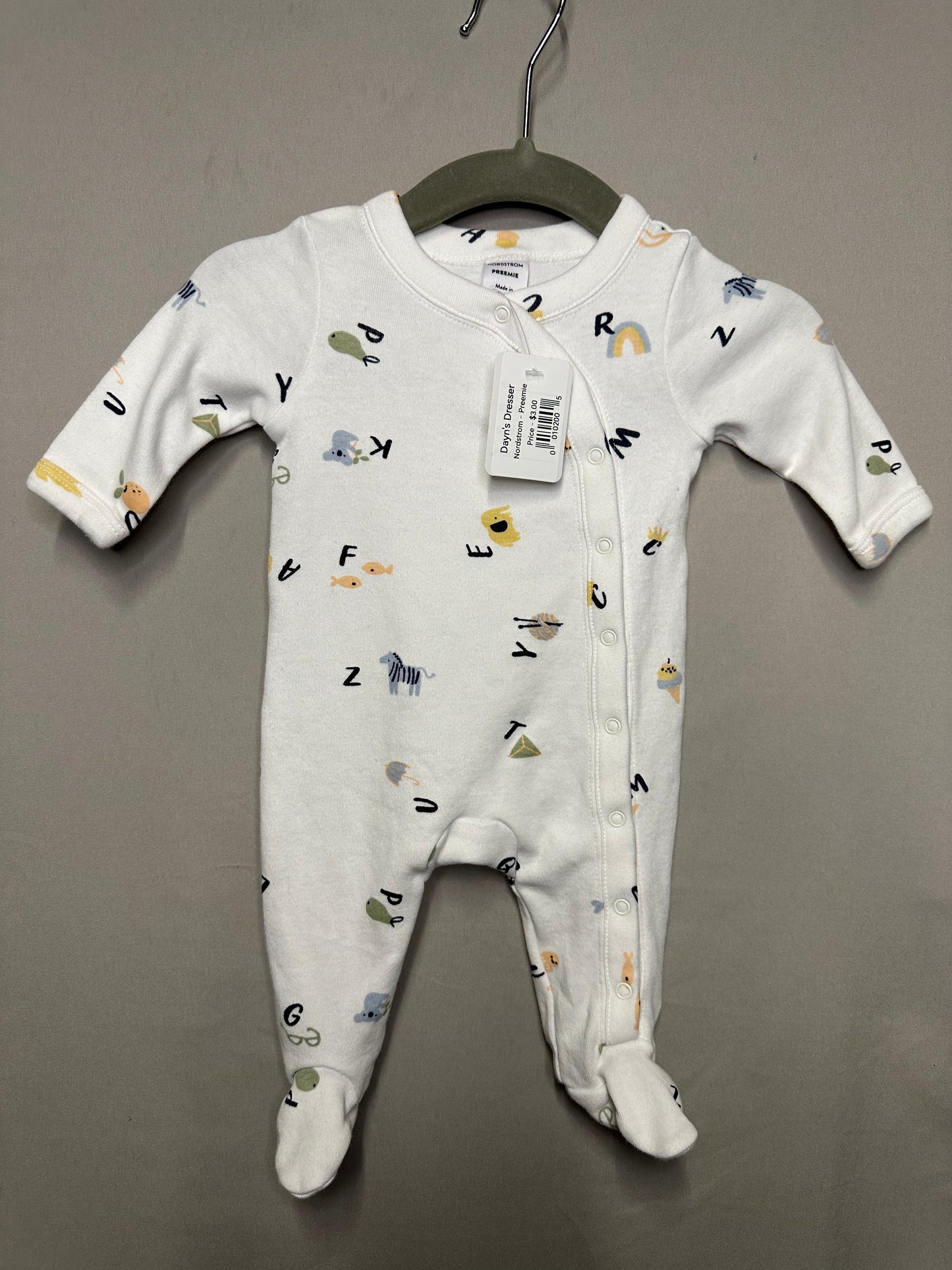 Nordstrom Alphabet Footie